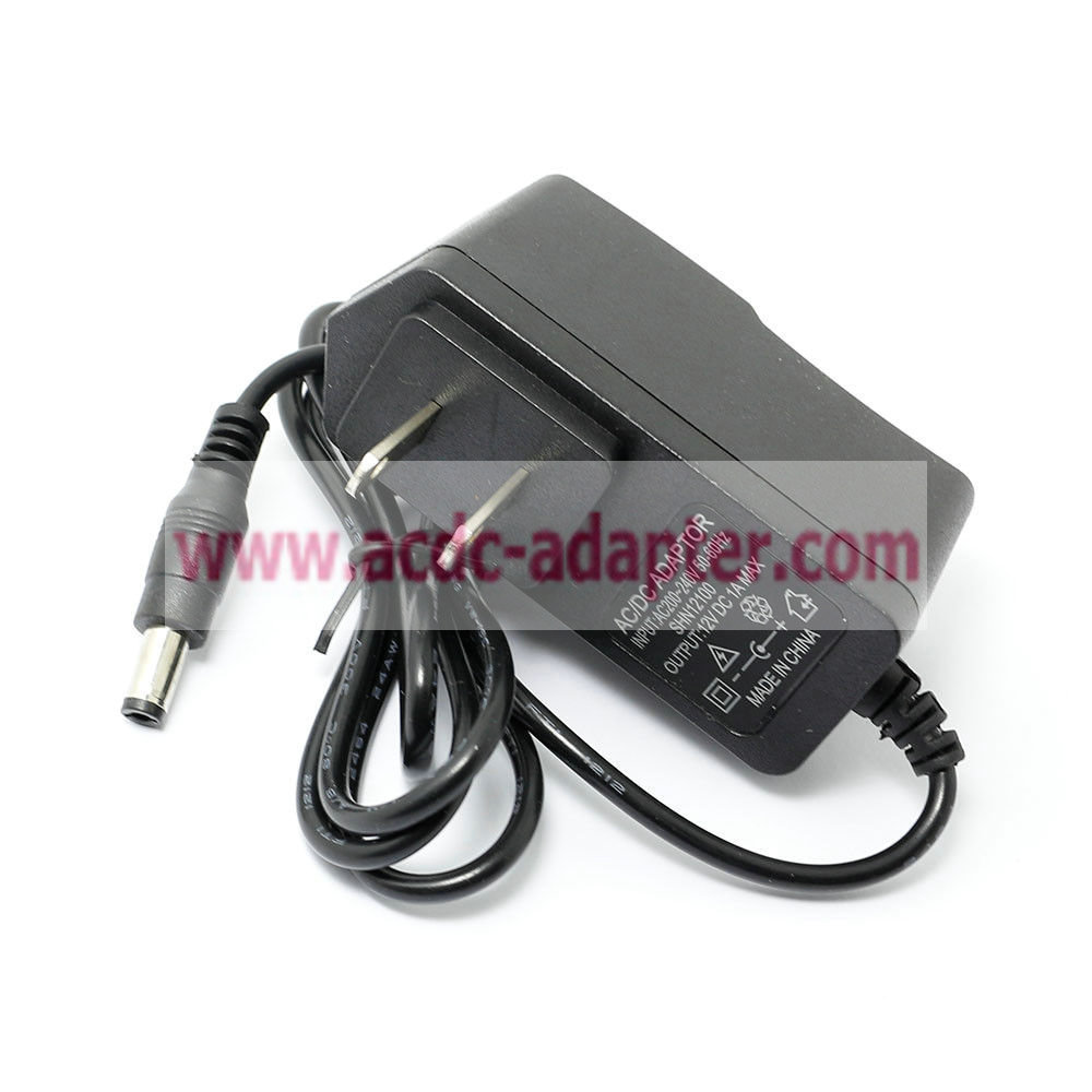 New 12V 1A SHN12100 DC Power Supply Adapter WALL WART Charger US